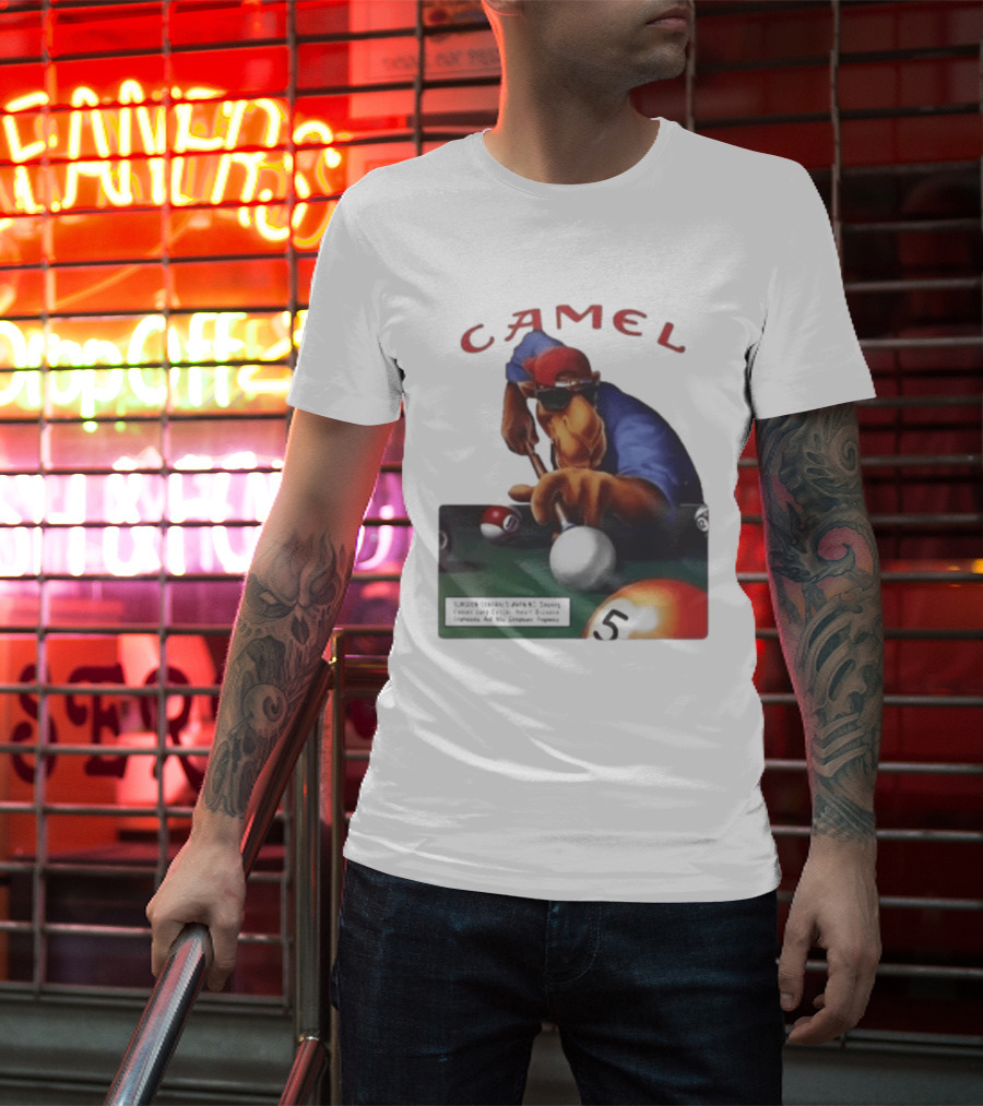 Camel 75th Birthday Joe Pool Player T-Shirt
