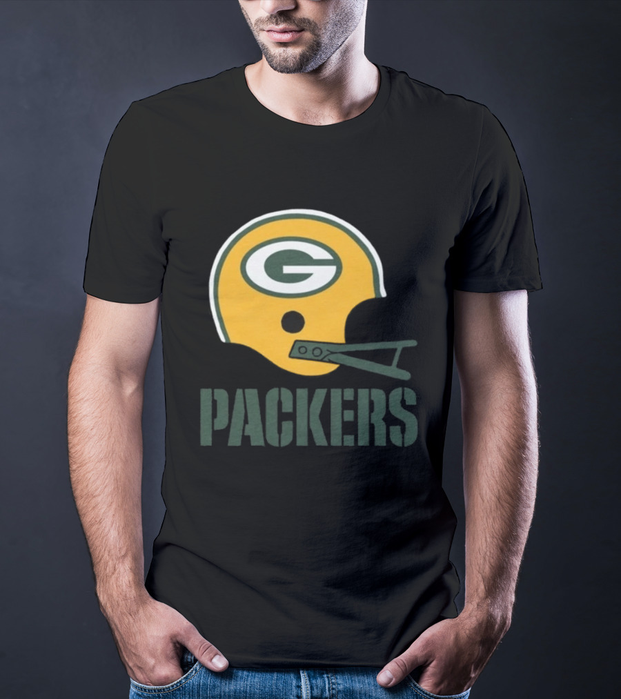 Green Bay Packers Helmet G Icon Packers T-Shirt