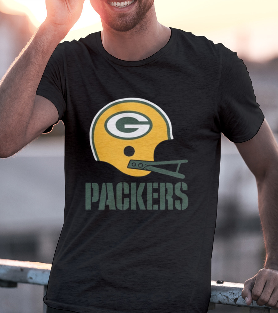 Green Bay Packers Helmet G Icon Packers T-Shirt