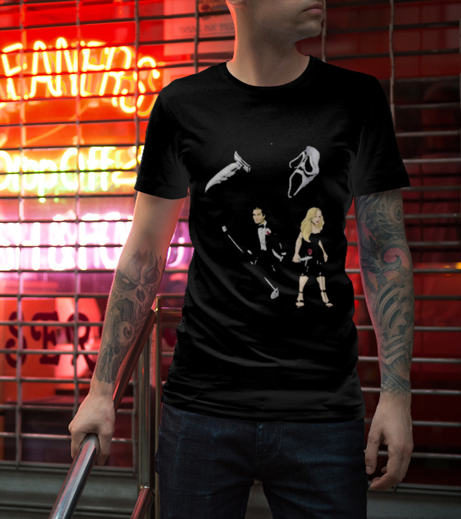 Ice Nine Kills McKenna Grace Horror Collaboration With Knives And Masks T-Shirt