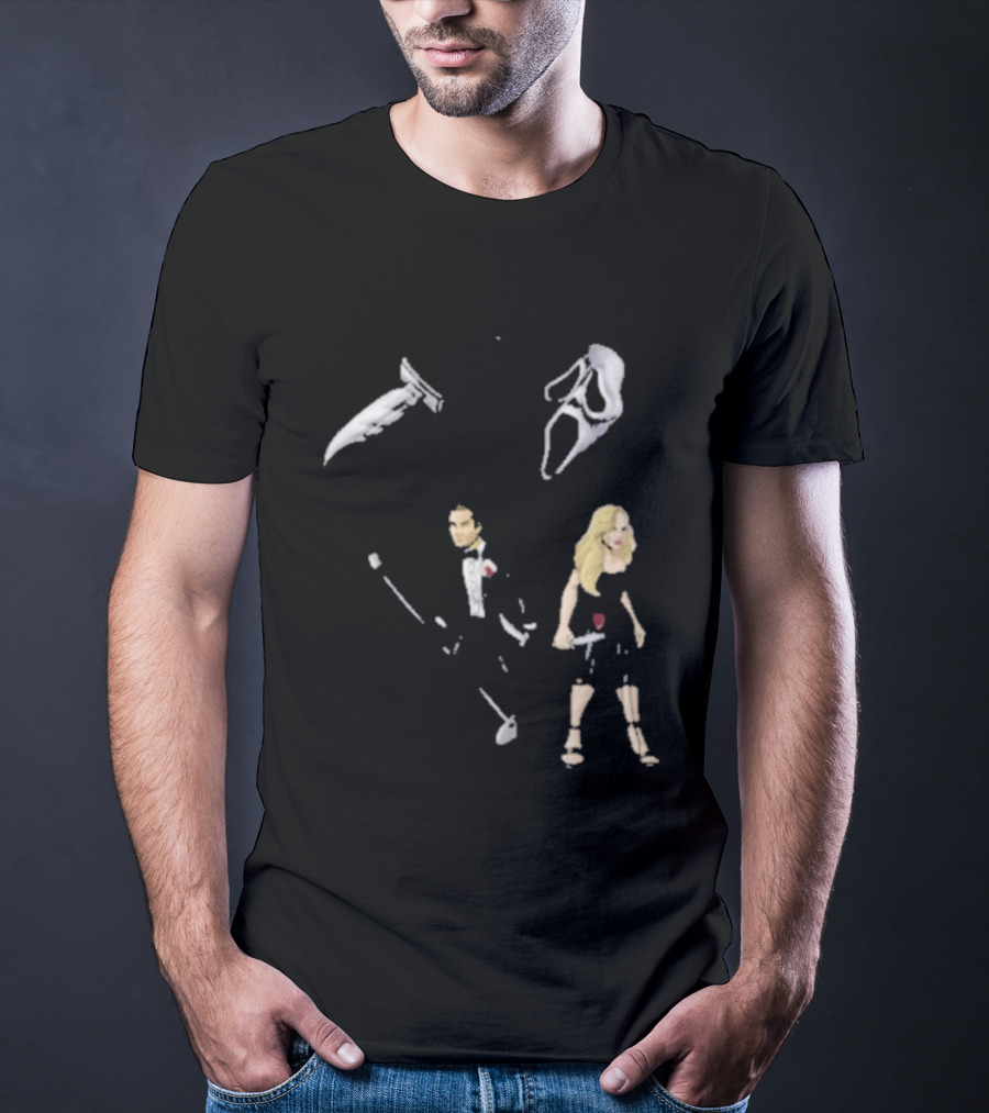 Ice Nine Kills McKenna Grace Horror Collaboration With Knives And Masks T-Shirt