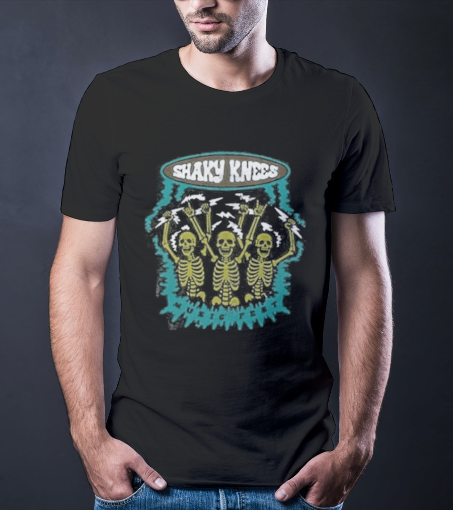 Shaky Knees Festival Neon Skeleton Trio T-Shirt
