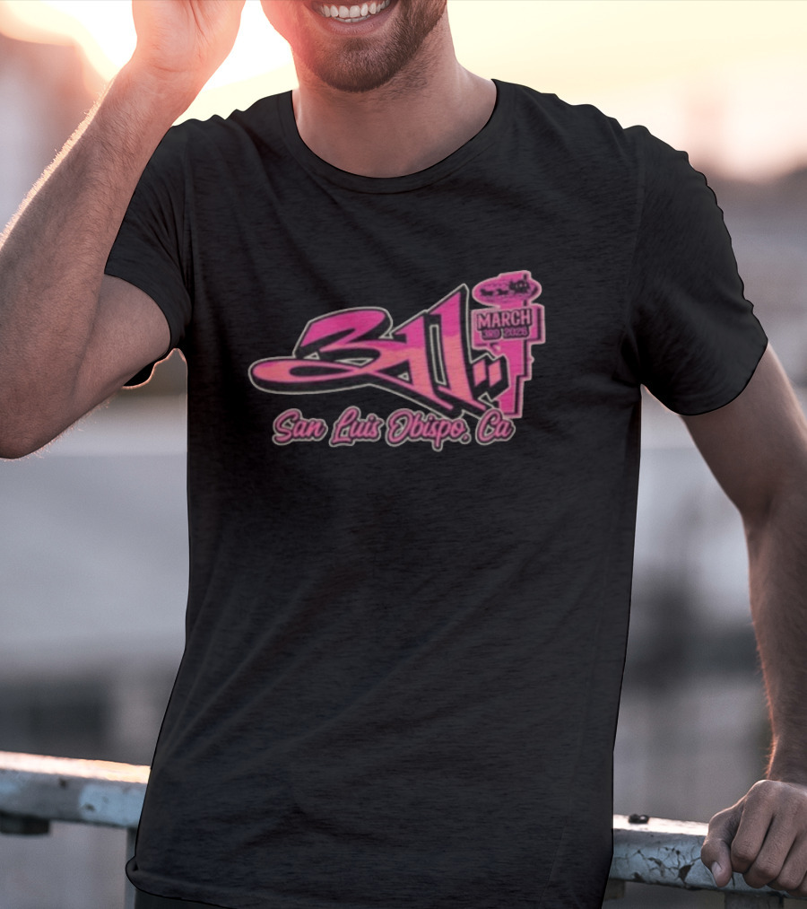 311 March 3rd 2026 San Luis Obispo CA Event T-Shirt