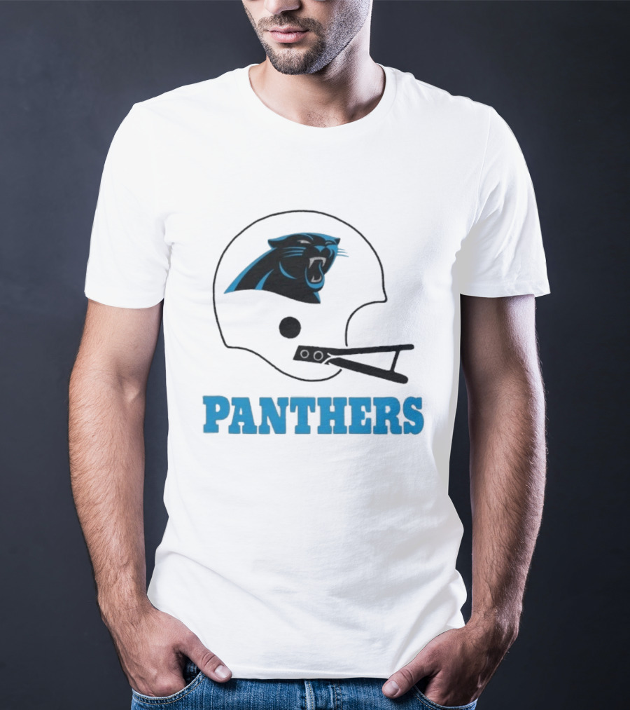 Panthers Football Helmet Carolina T-Shirt
