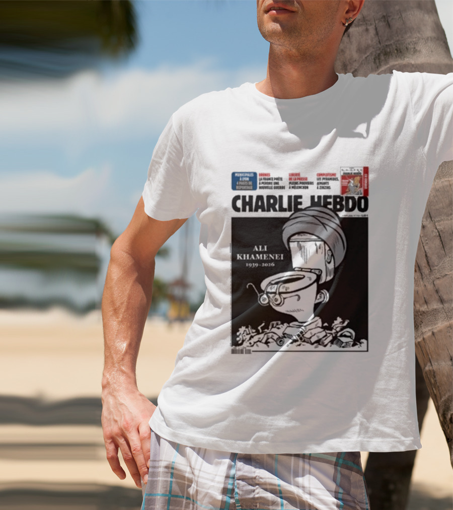 Charlie Hebdo Khamenei Cover Toilet Humour Edition T-Shirt