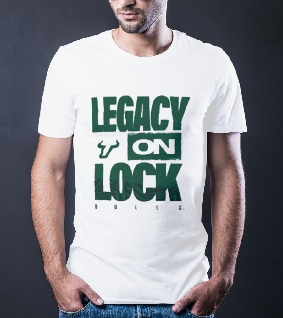 South Florida Bulls Legacy On Lock Bench Basketball T-Shirt