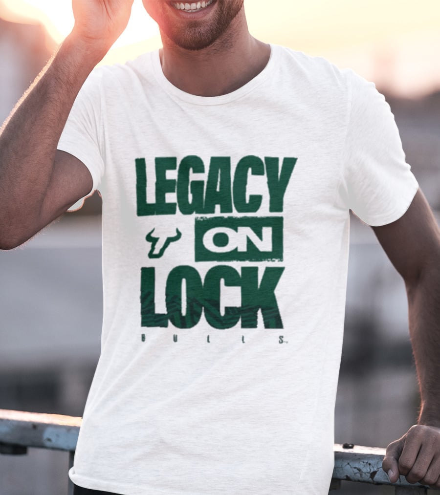South Florida Bulls Legacy On Lock Bench Basketball T-Shirt