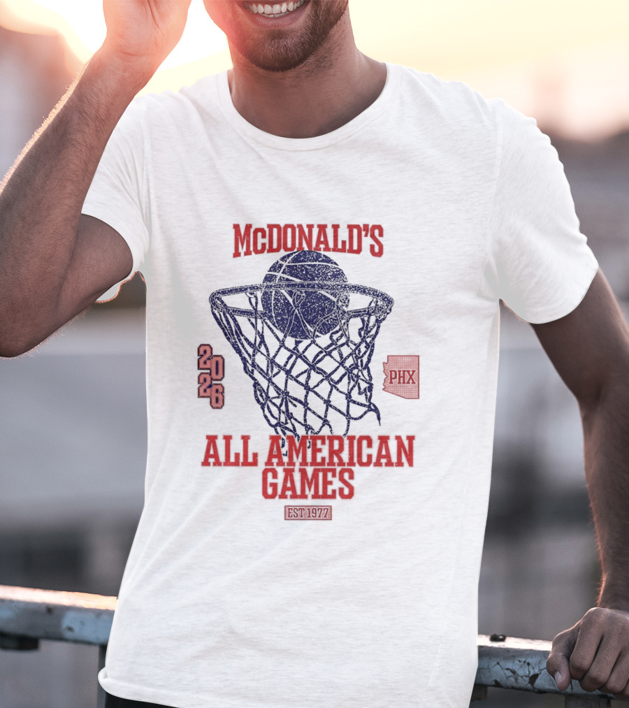 McDonald's All American Games 2026 Phoenix Basketball Event T-Shirt