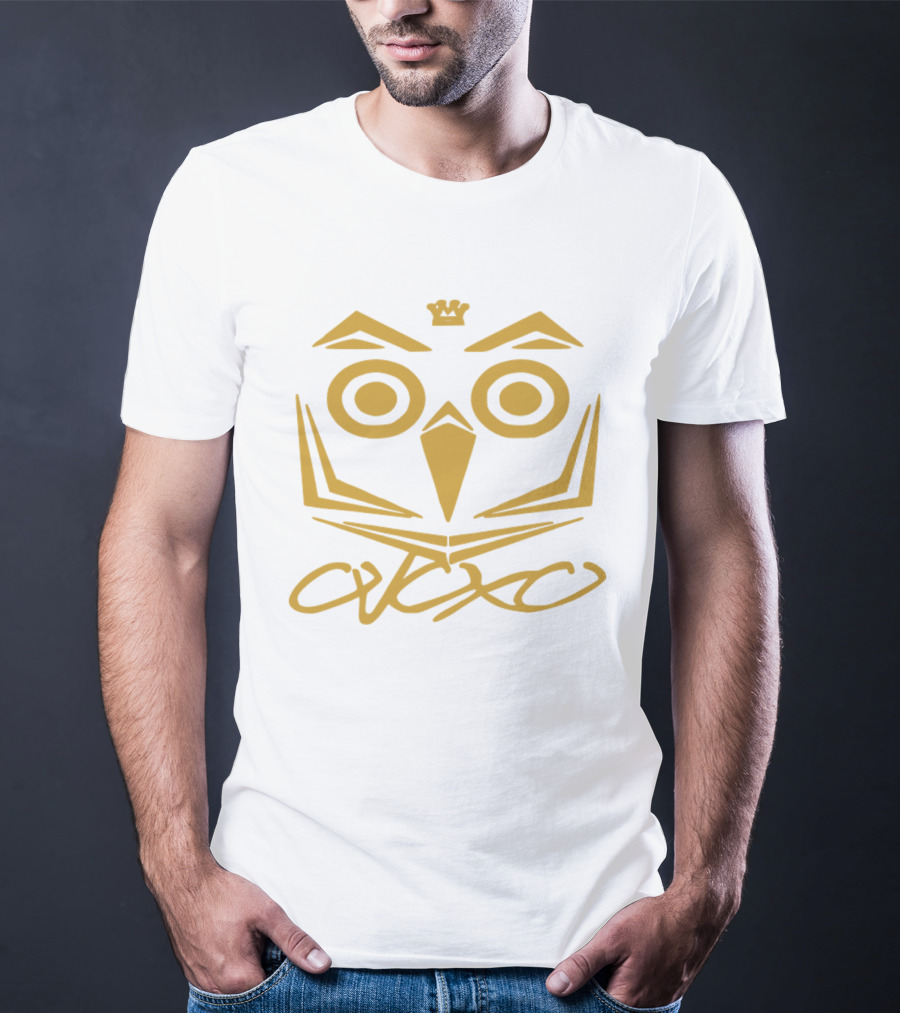Ovoxo Drake Take Care Ovo Owl Crown Yellow T-Shirt