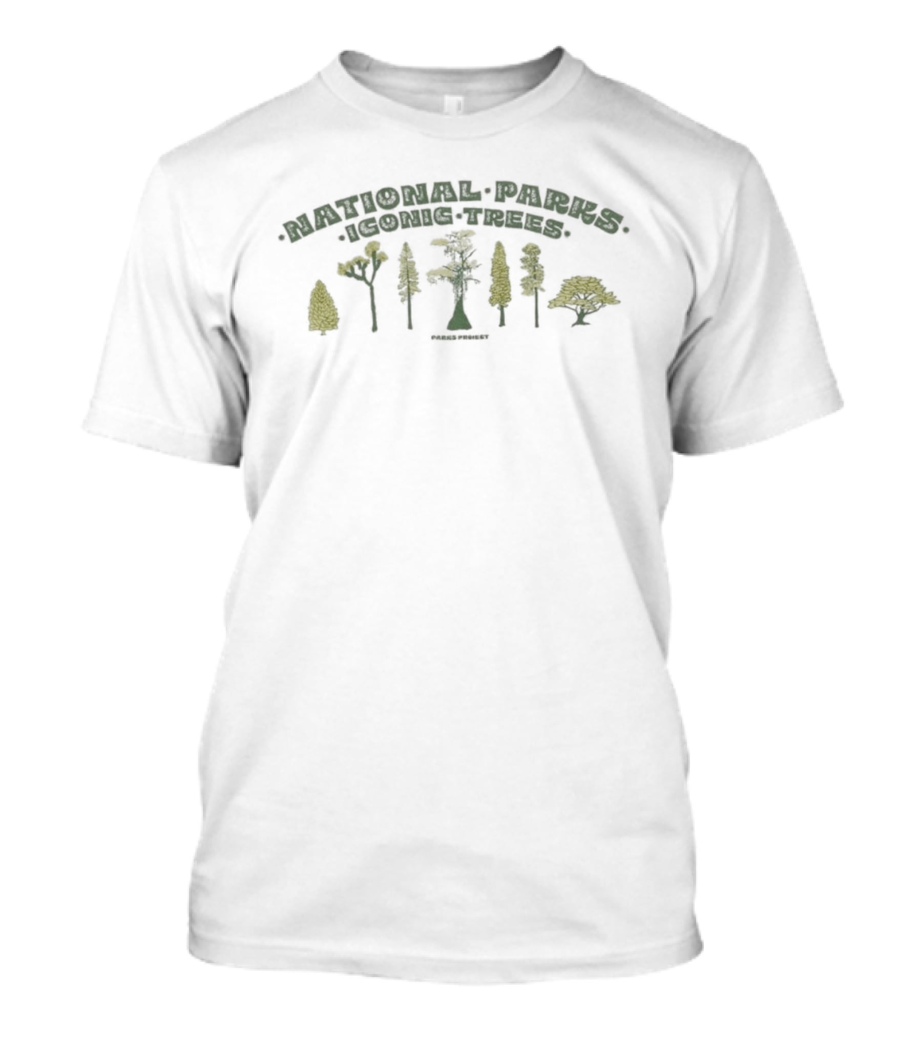 National Parks Trees Checklist Project Iconic Tree T-Shirt
