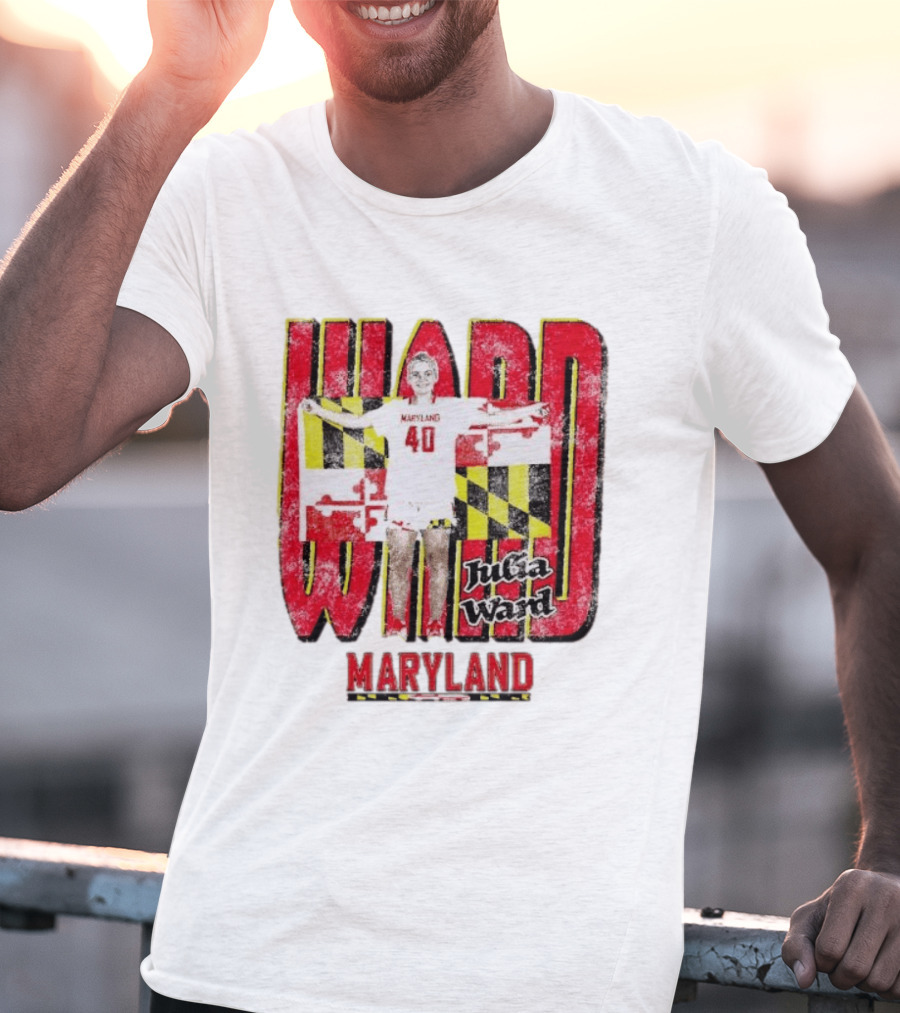 Maryland Terrapins Julia Ward 40 Player T-Shirt