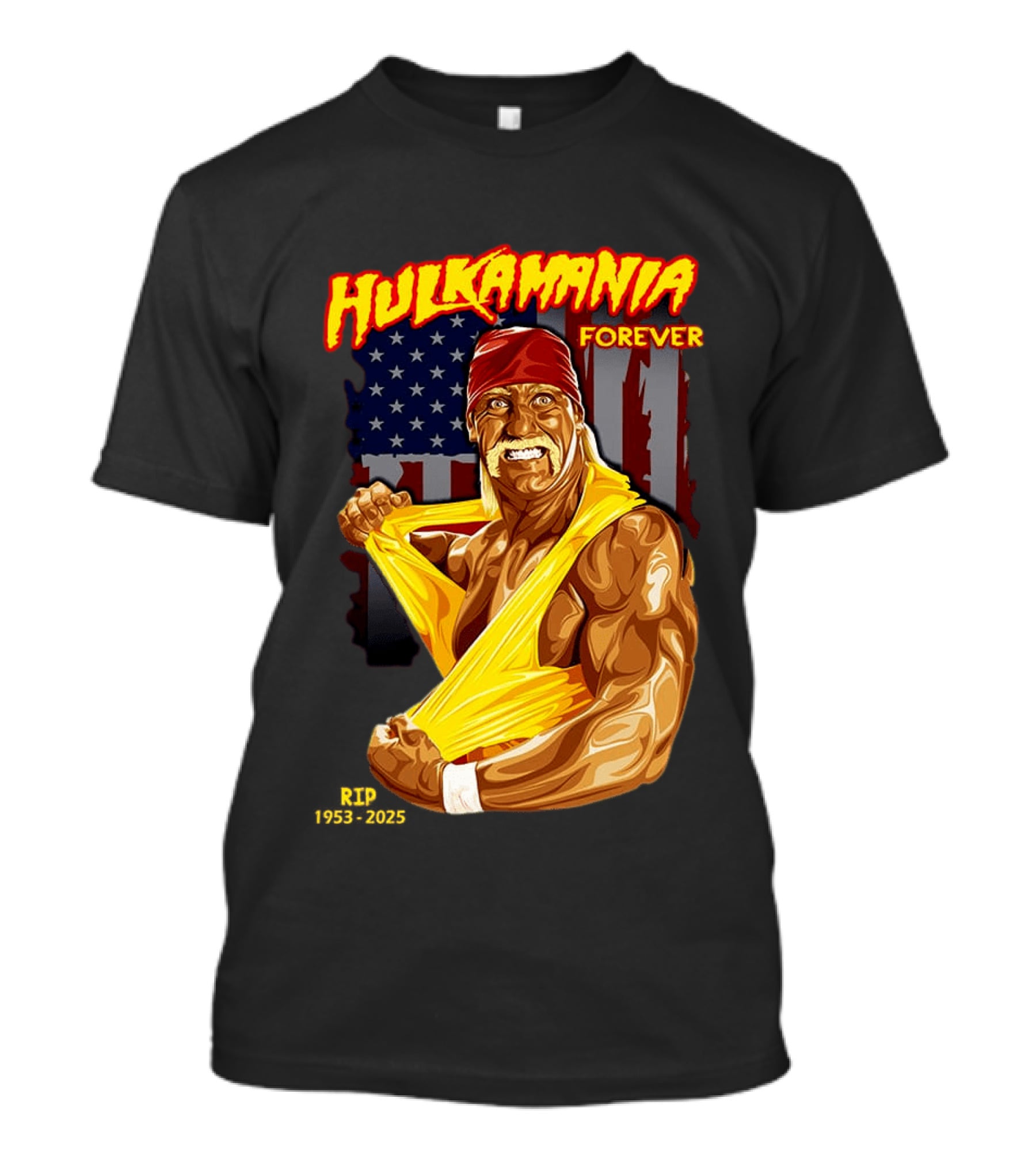 Hulkamania Forever American Icon 1953 2025 T-Shirt