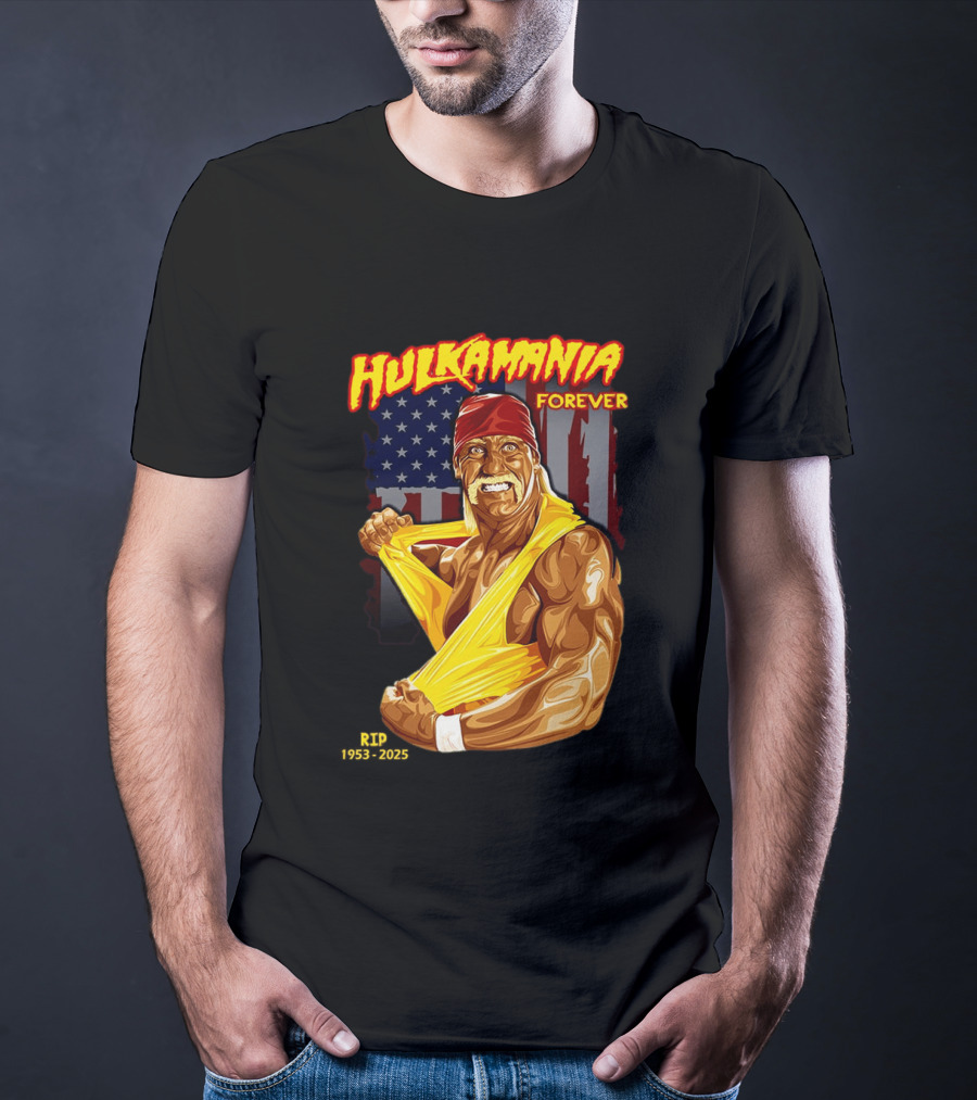 Hulkamania Forever American Icon 1953 2025 T-Shirt