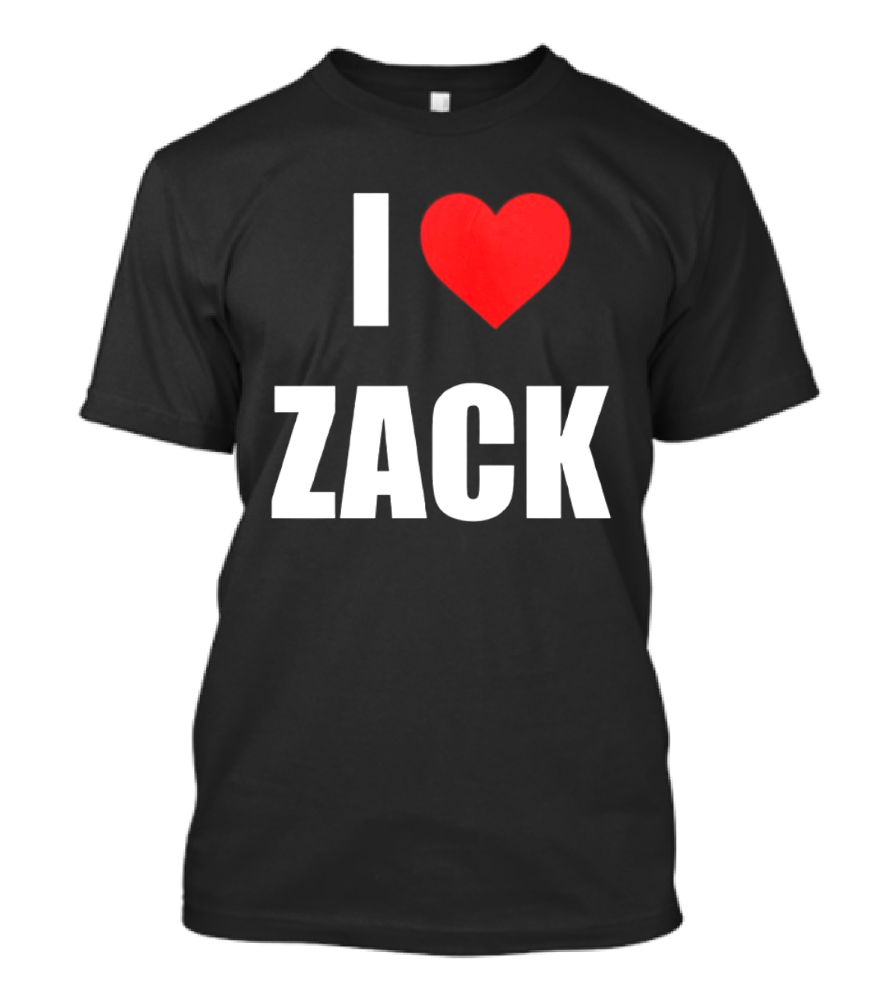 I Heart Zack Red Love T-Shirt