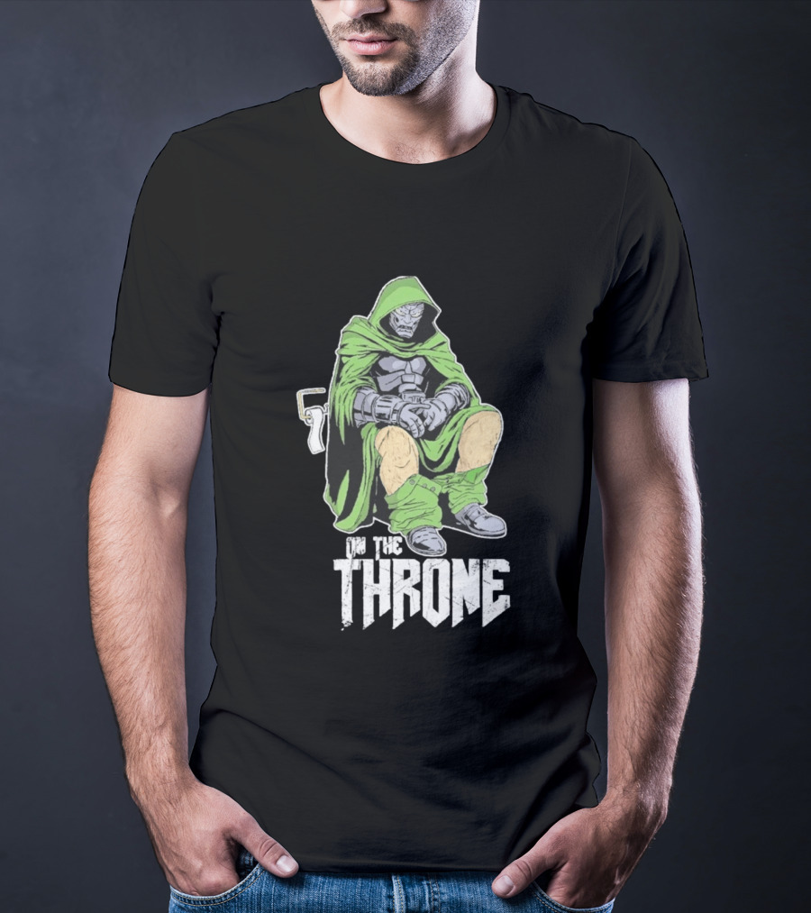 Doctor Doom On The Throne Toilet T-Shirt