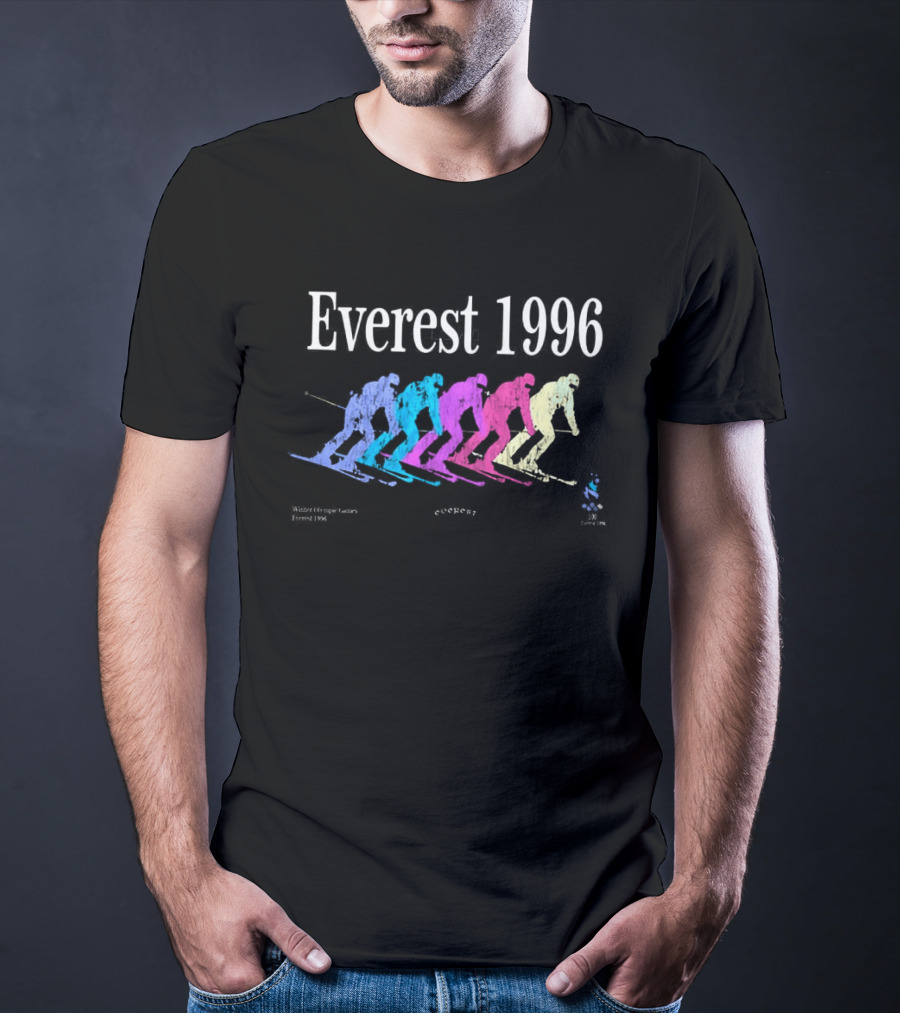 Everest 1996 Michael Beasley Multicolored Skiers T-Shirt