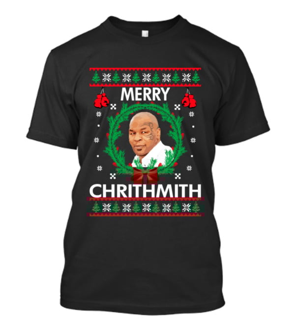 Mike Tyson Merry Chrithmith Christmas Toddler Infant T-Shirt