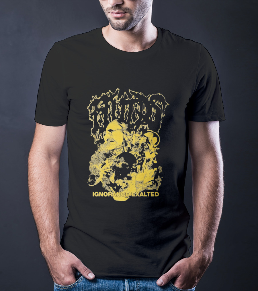 Fluids Ignorance Exalted Abstract Golden T-Shirt