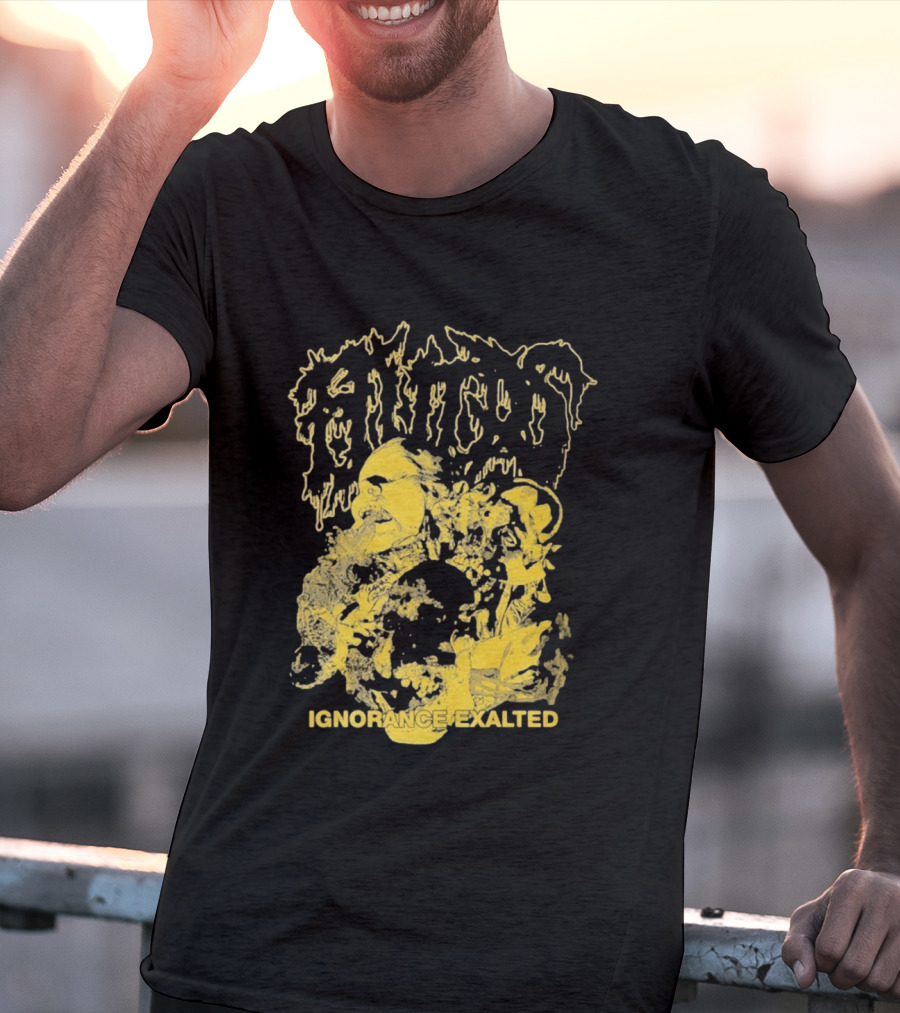 Fluids Ignorance Exalted Abstract Golden T-Shirt