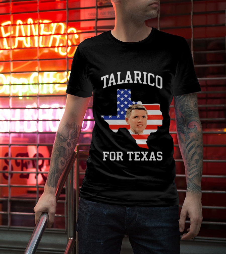 Talarico For Texas American Flag Campaign T-Shirt