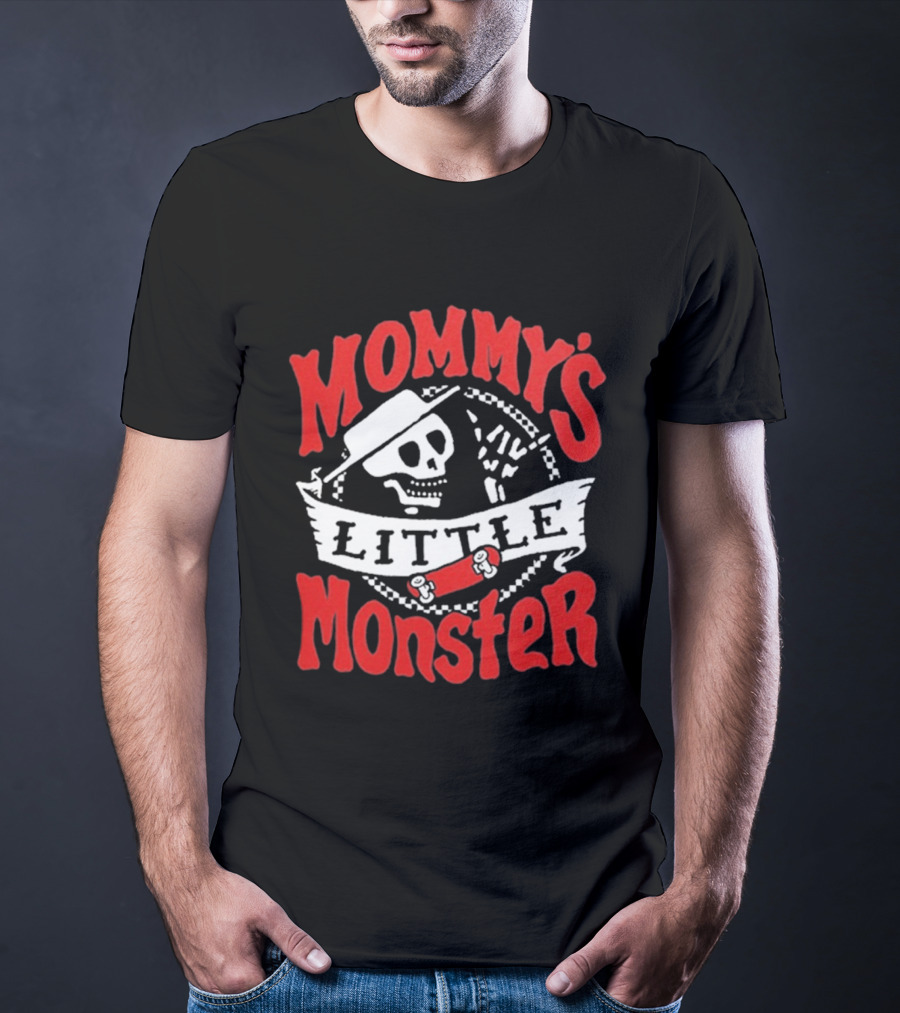 Social Distortion Mommy's Little Monster Skull Skeleton Rockabilly T-Shirt