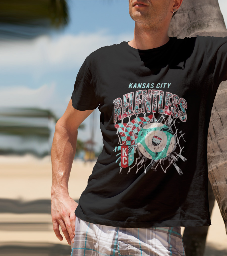 Kansas City Relentless KC Current Made Mobb Soccer Chainlink T-Shirt