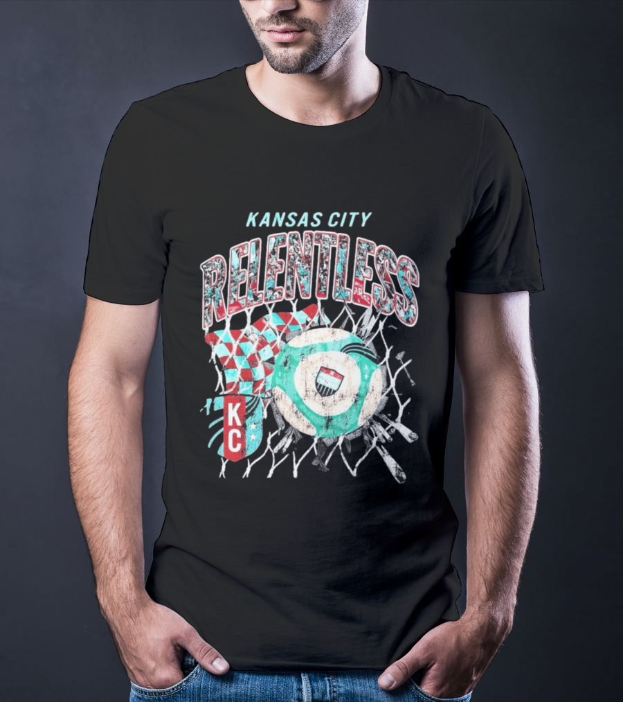 Kansas City Relentless KC Current Made Mobb Soccer Chainlink T-Shirt