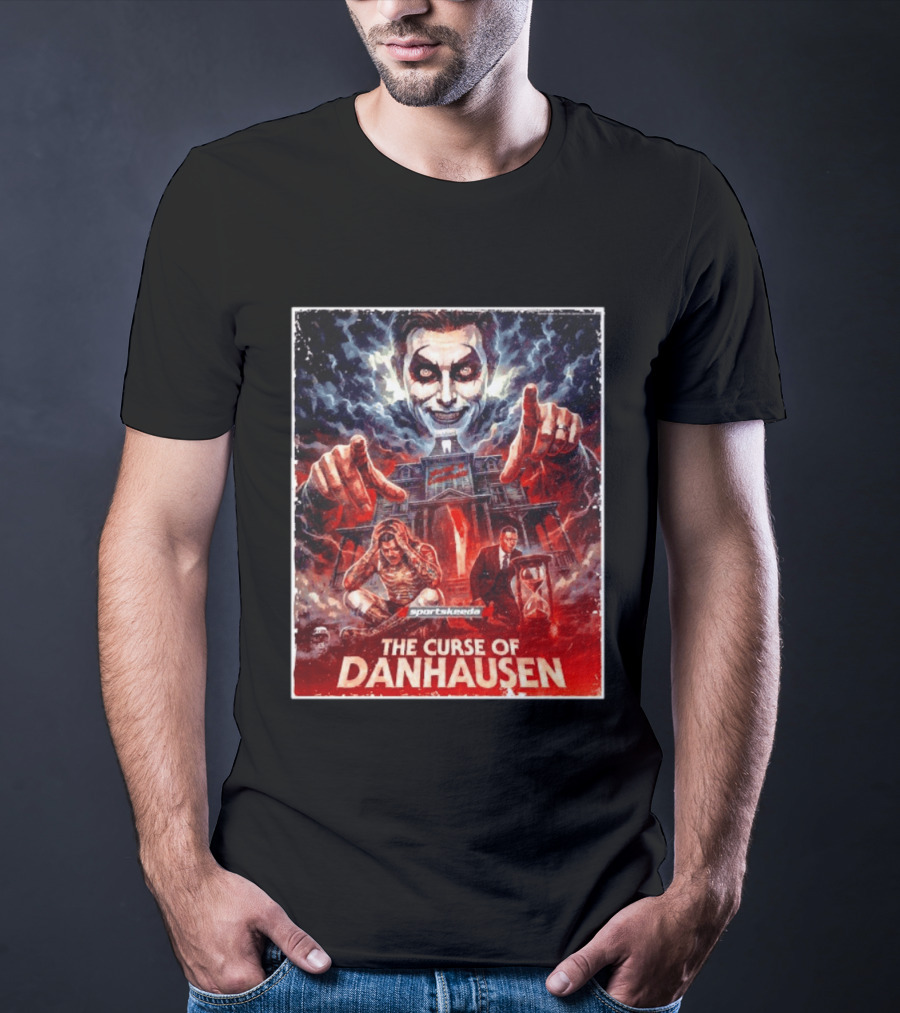 The Curse Of Danhausen Sportskeeda WWE Men For Sale Ships Free T-Shirt