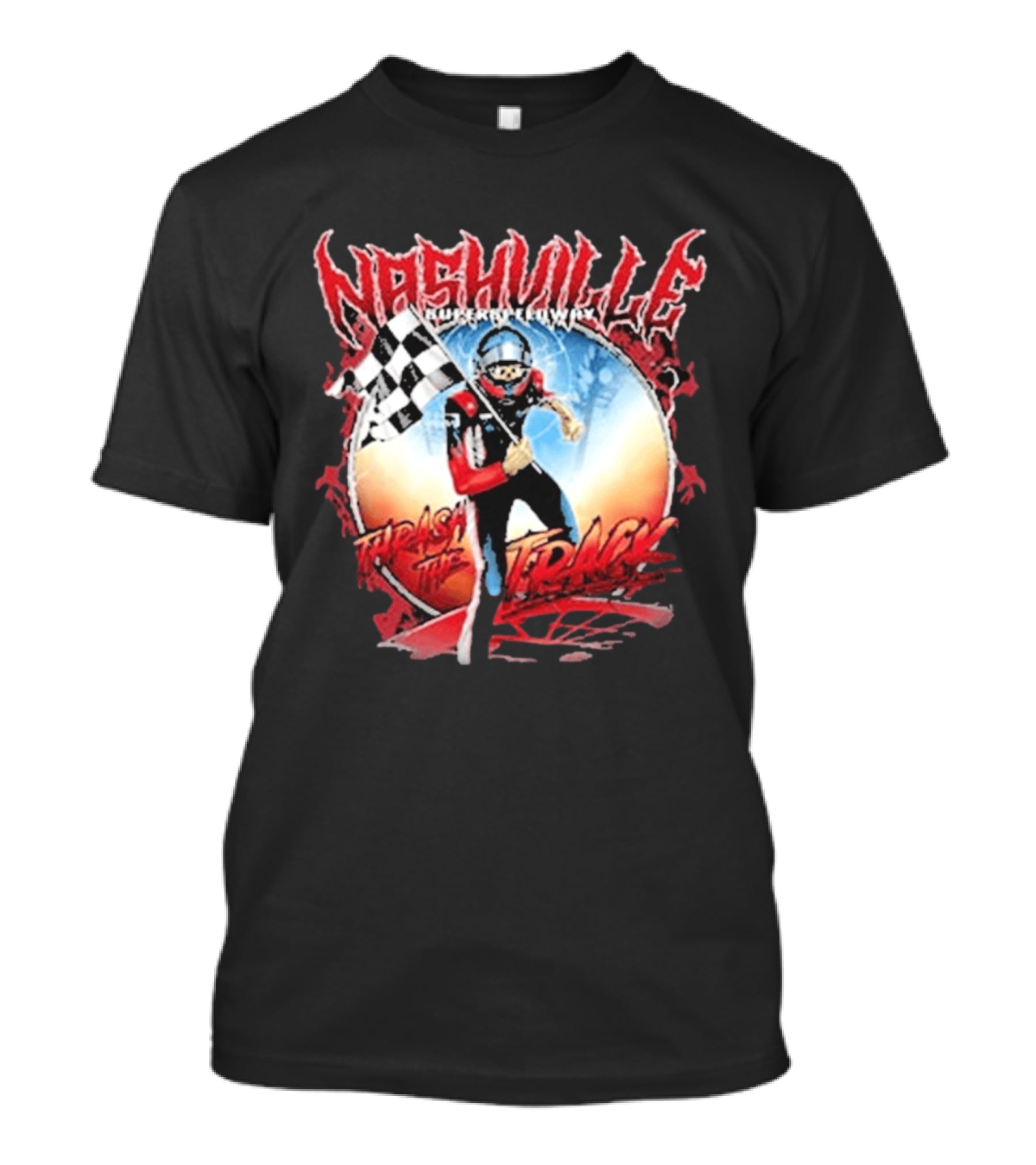 Nashville Superspeedway NSS Thrash The Track Racing Championship T-Shirt