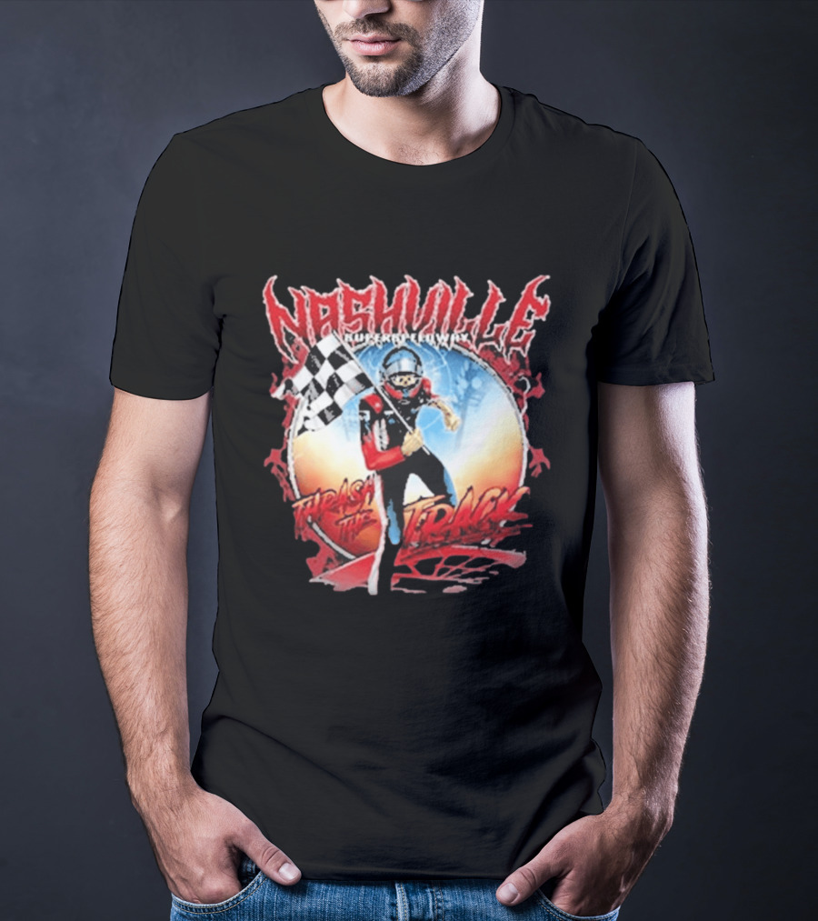Nashville Superspeedway NSS Thrash The Track Racing Championship T-Shirt