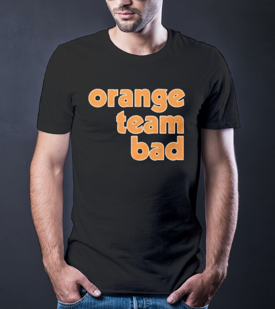Orange Team Bad Houston Astros Navy Blue Ships Free T-Shirt