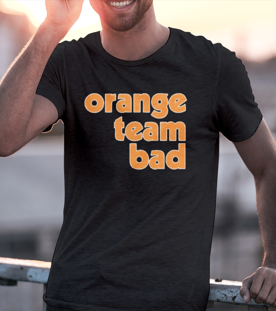 Orange Team Bad Houston Astros Navy Blue Ships Free T-Shirt