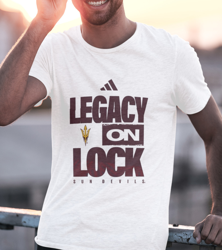 Arizona State Sun Devils Legacy On Lock March Madness 2026 T-Shirt