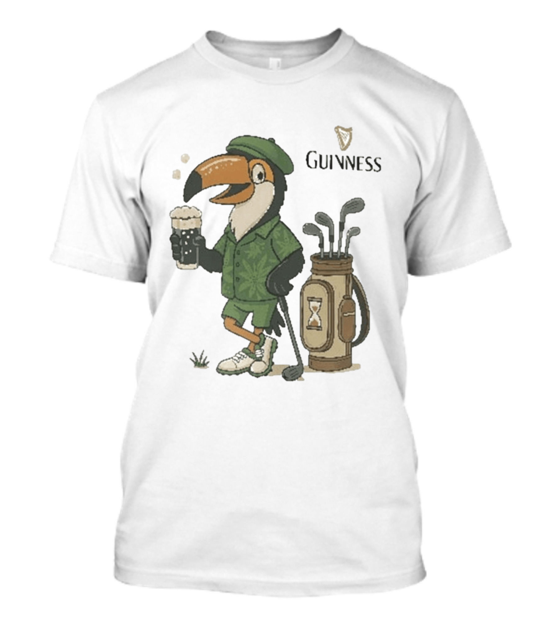 Guinness Toucan Golf Beer St Patrick's Day T-Shirt