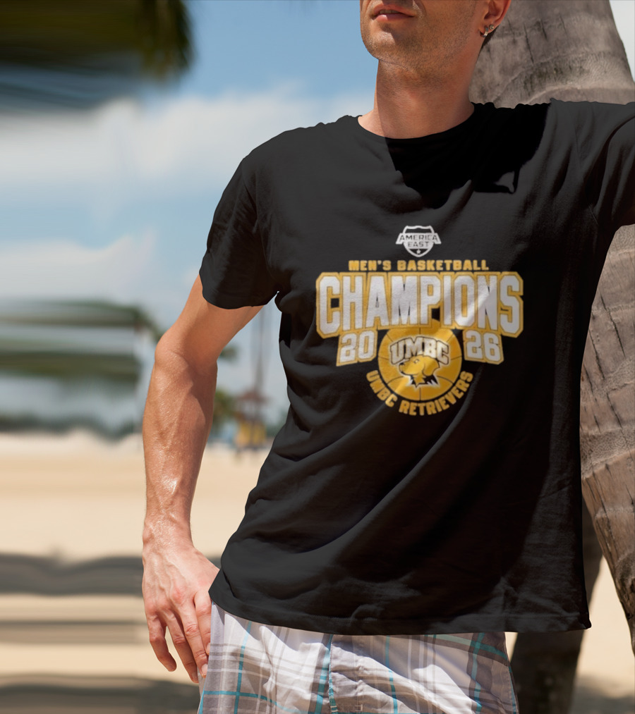 Men's Basketball 2026 Champions UMBC Retrievers America East T-Shirt