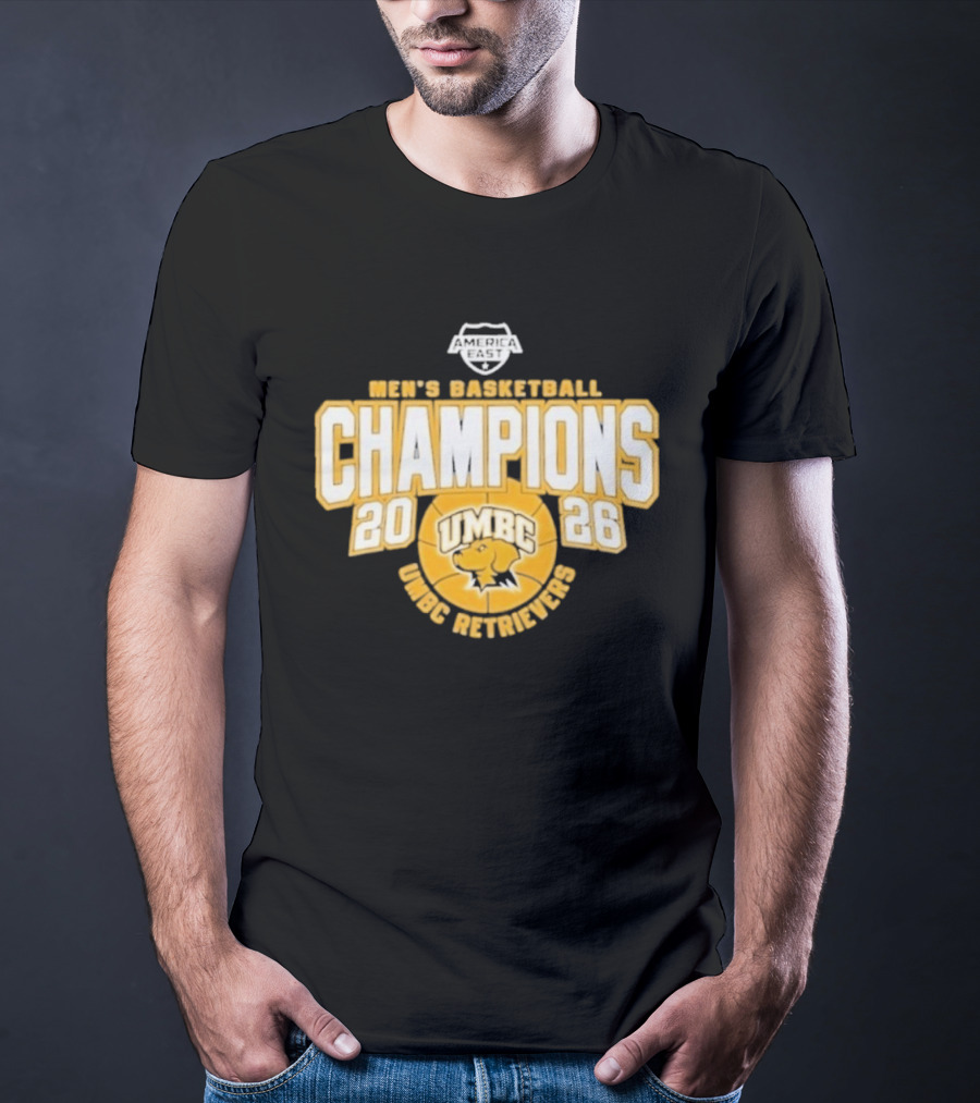 Men's Basketball 2026 Champions UMBC Retrievers America East T-Shirt
