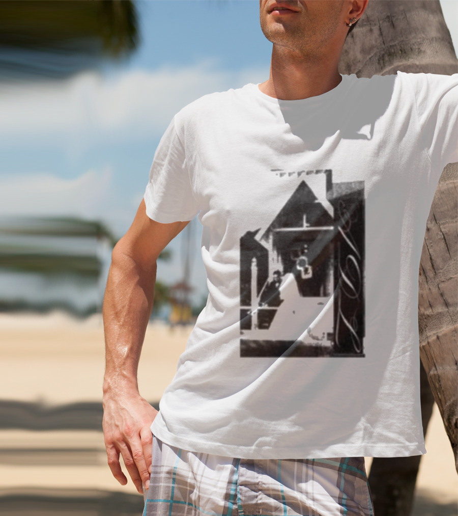 Yeat A Dangerous Love Cross Pyramid Monochrome T-Shirt