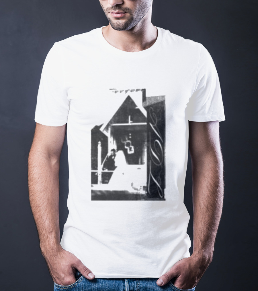 Yeat A Dangerous Love Cross Pyramid Monochrome T-Shirt