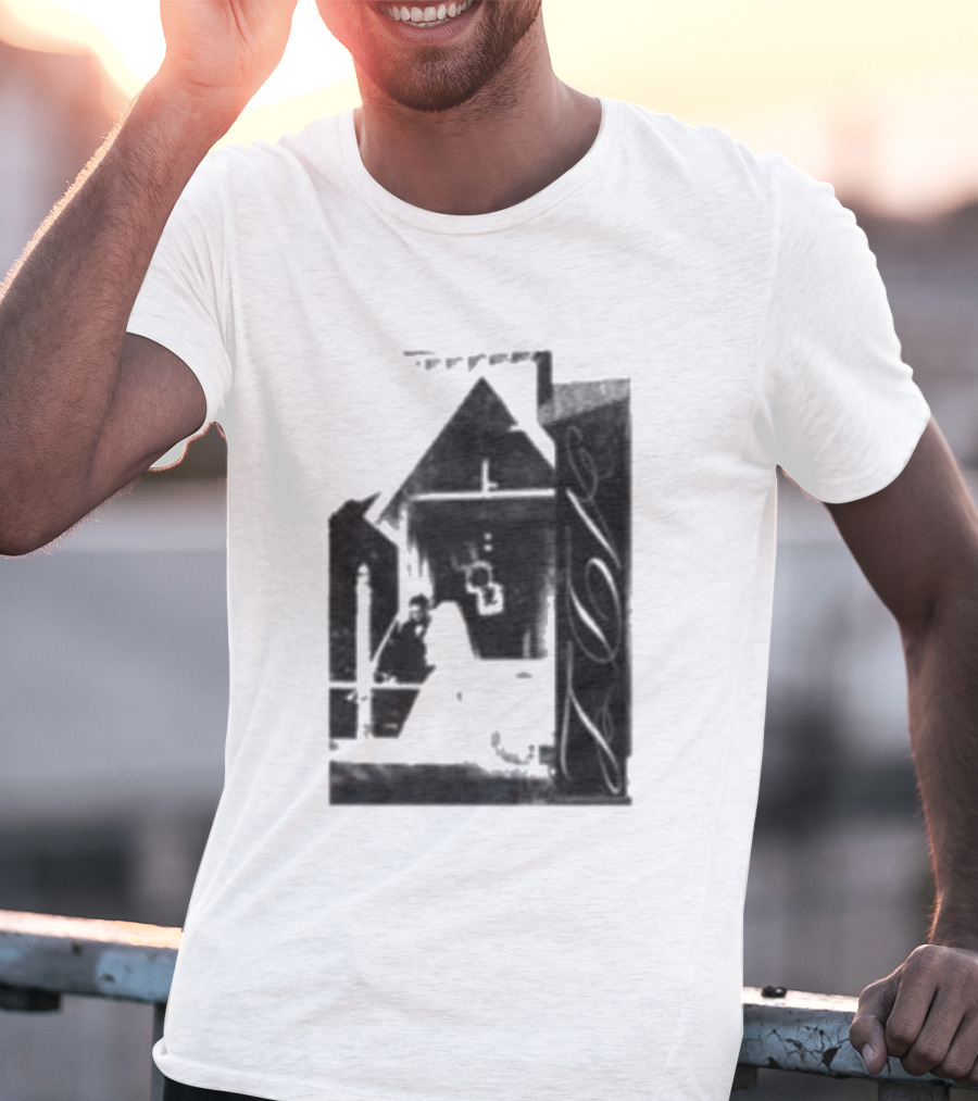 Yeat A Dangerous Love Cross Pyramid Monochrome T-Shirt