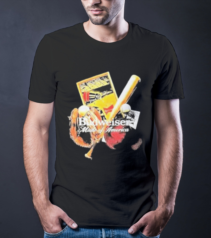 Budweiser Made Of America Baseball Legacy T-Shirt