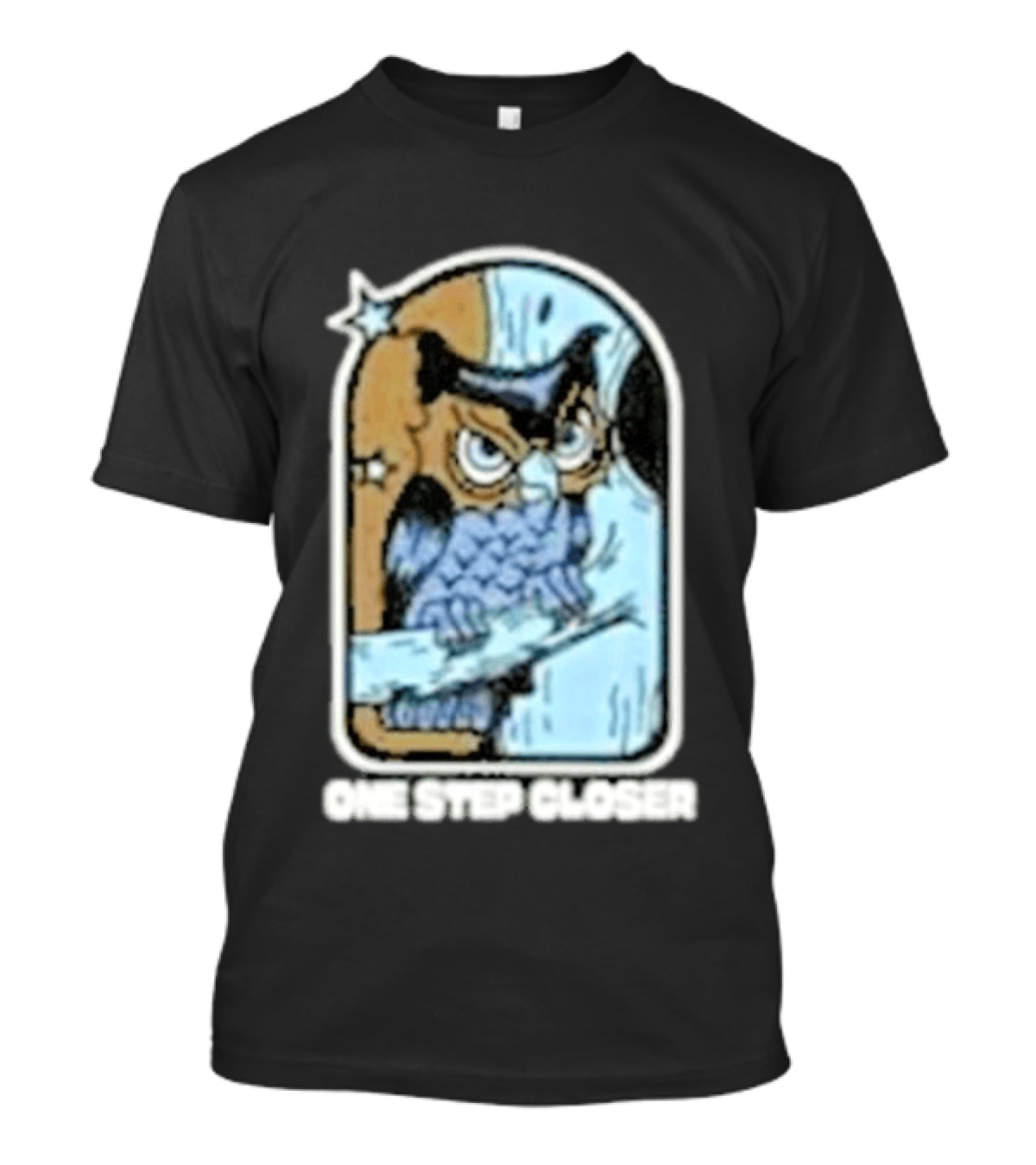 One Step Closer Evil Greed Owl T-Shirt