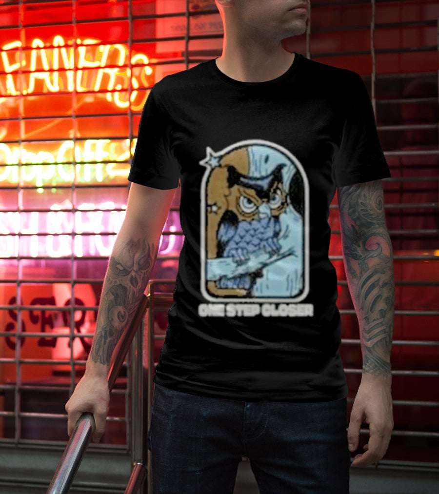 One Step Closer Evil Greed Owl T-Shirt