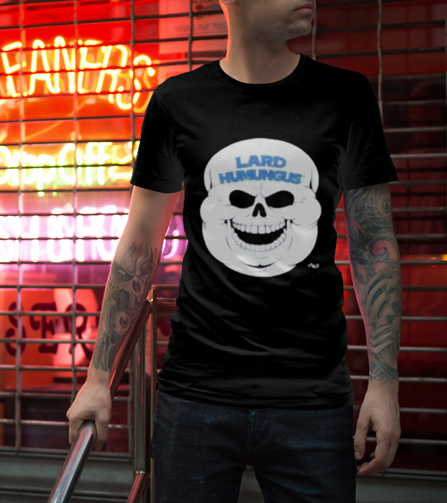 Lard Humungus Skull Graphic 3 16 T-Shirt