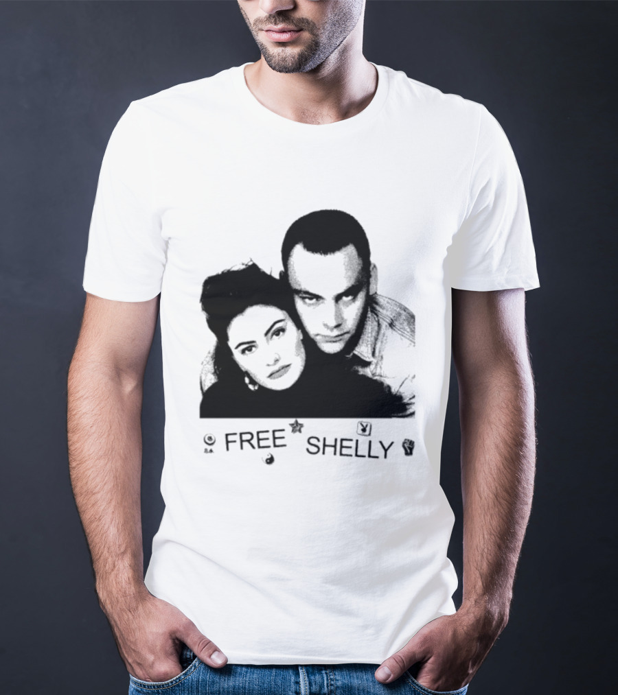 FREE SHELLY Twin Peaks Iconic Characters T-Shirt