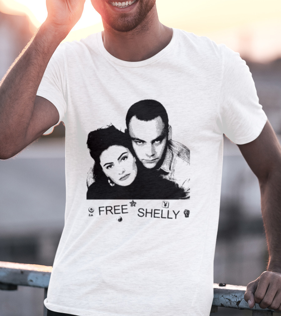 FREE SHELLY Twin Peaks Iconic Characters T-Shirt