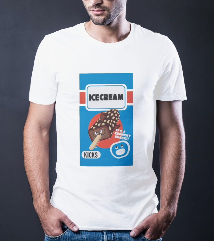 Ice Cream Kicks It's A Crunchy Shark T-Shirt