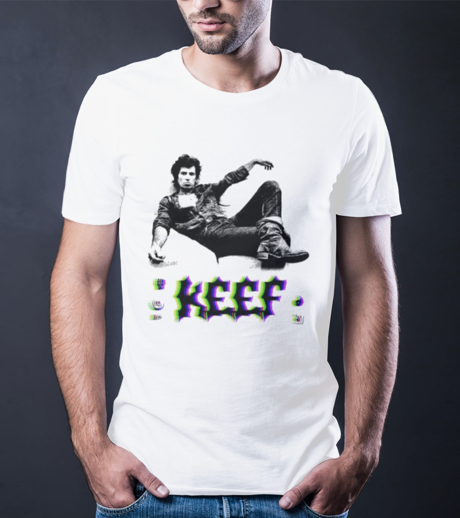 KEEF Keith Richards Vintage Rock And Roll T-Shirt
