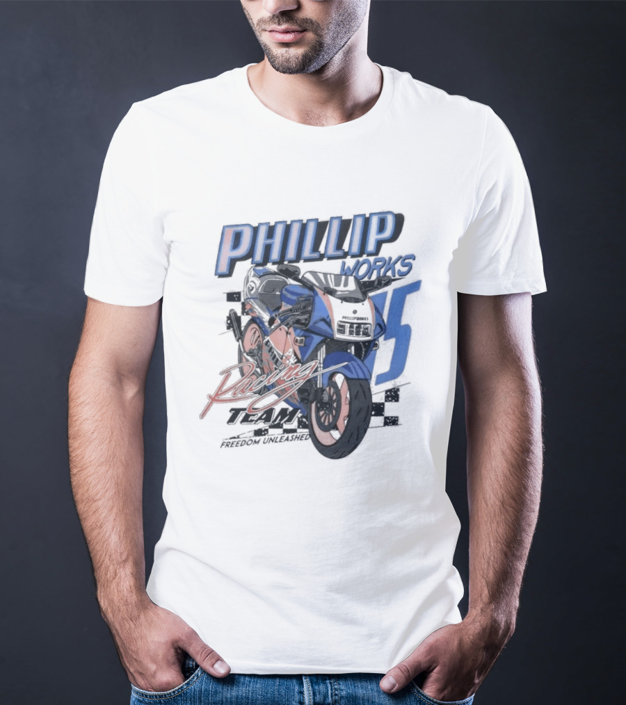 Phillip Works Racing Motorcycle 15 T-Shirt