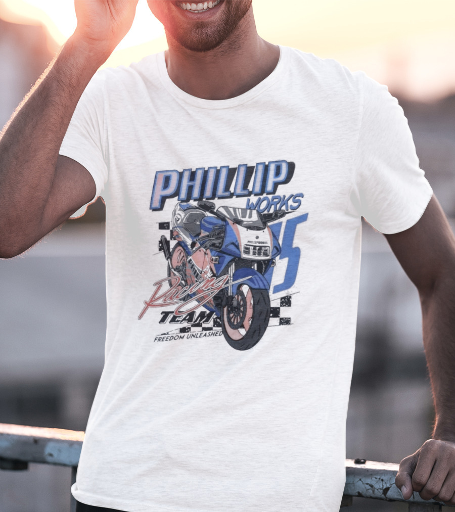 Phillip Works Racing Motorcycle 15 T-Shirt
