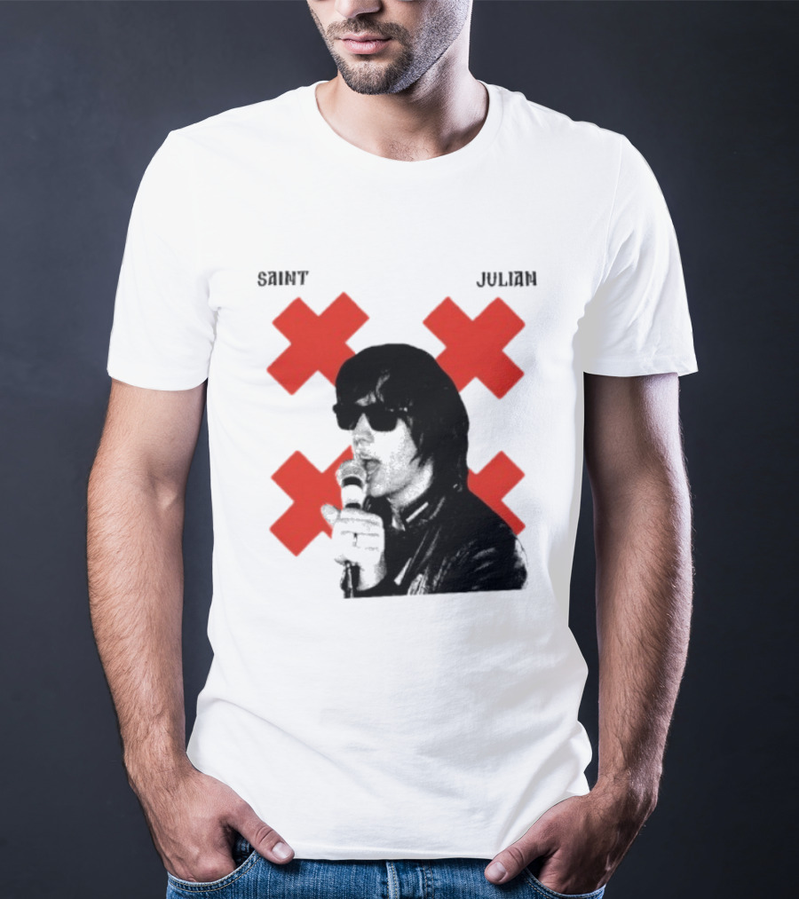 Saint Julian Ccasablancas Red X T-Shirt